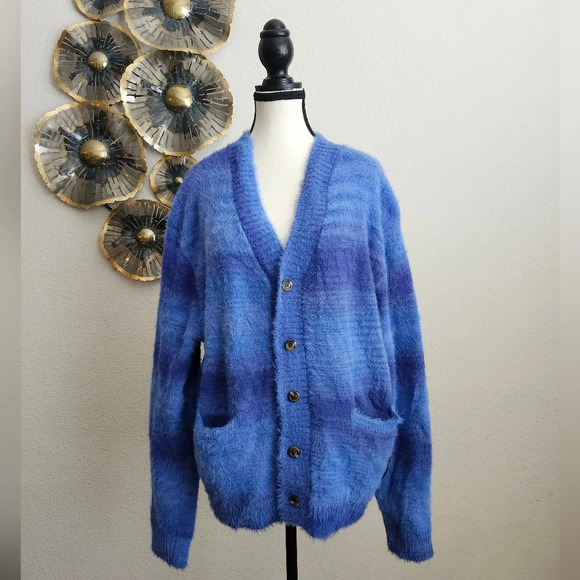 Madhappy Fall Fuzzy Knit Cardigan XL - Picture 1 of 13